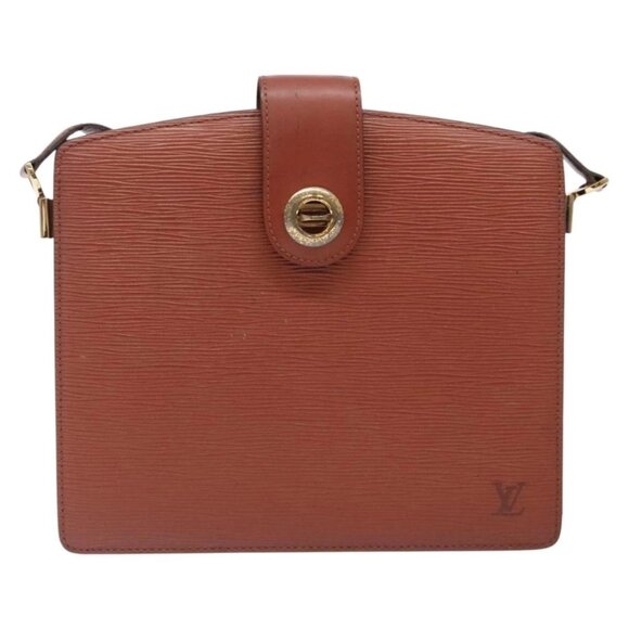 LOUIS VUITTON Epi Capuchin Shoulder Bag Brown M52343 LV Auth 132874 - Picture 2 of 16